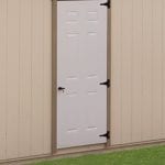 Raised panel shed door